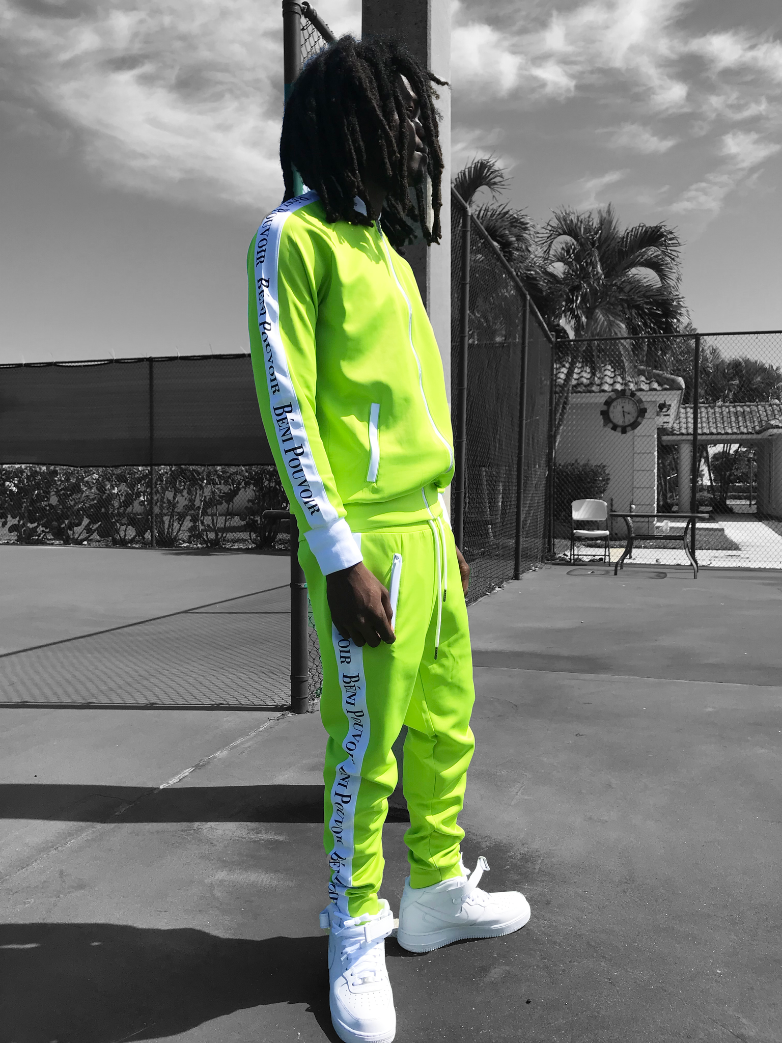 Slime Green Tracksuit BENI POUVOIR