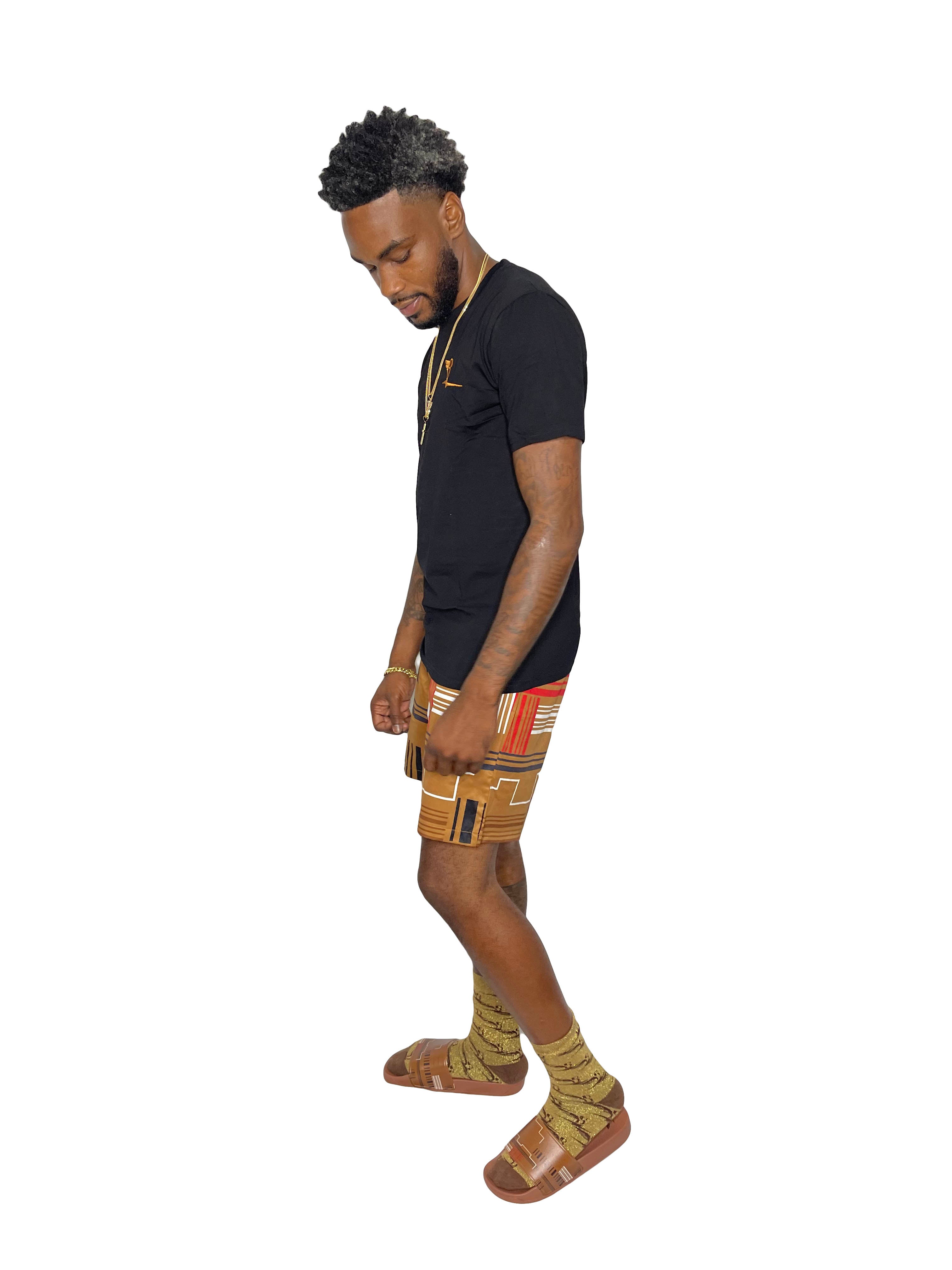 Signature Print Swim Trunks