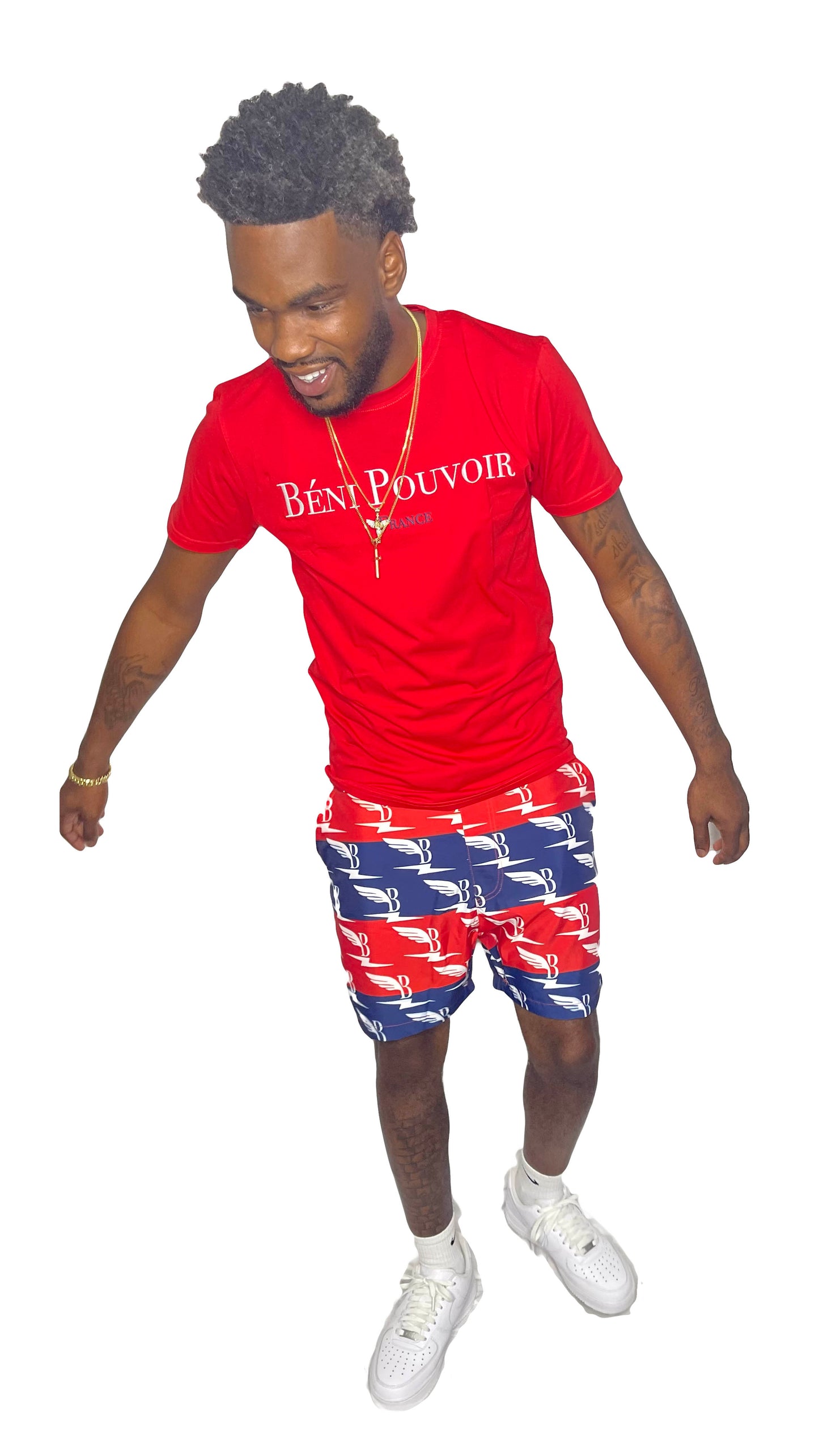 Beni Flag Swim Trunks